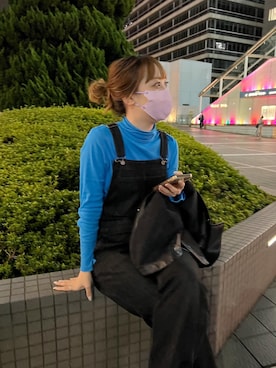 「SHENERY（シーナリー）のアイテム（オールインワン・サロペット）」を使った、ONISHI_165cmさん（レディース・165cm）の秋コーディネート