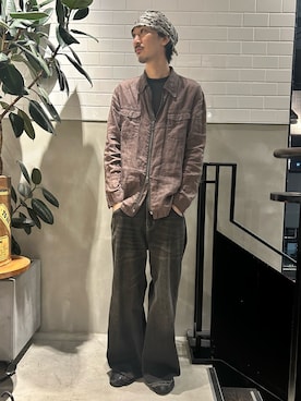 「arth（アース）のアイテム」を使った、mutaさん（メンズ・182cm）の秋コーディネート