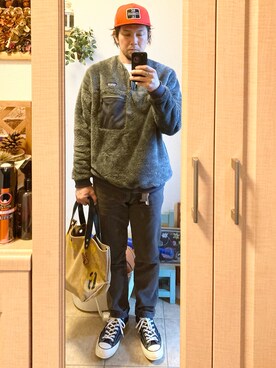 「AL SOMERS（アルソマーズ）のアイテム」を使った、tomolexさん（メンズ・172cm）の春コーディネート