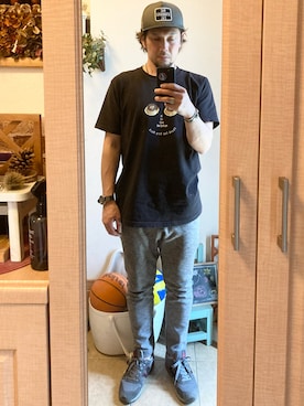 「グラミチ」｜「アイテム（アクセサリー）」を使った、tomolexさん（メンズ・172cm）の春コーディネート