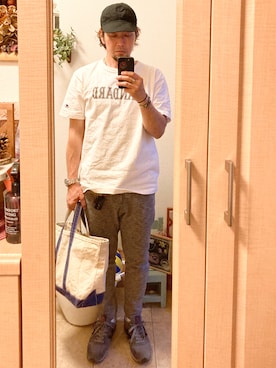 「グラミチ」｜「アイテム（アクセサリー）」を使った、tomolexさん（メンズ・172cm）の夏コーディネート
