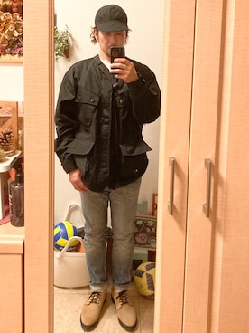 「THREE FACE（スリーフェイス）のアイテム」を使った、tomolexさん（メンズ・172cm）の春コーディネート