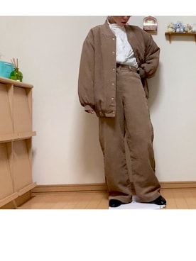 「152cm」｜「アイテム（ブルゾン）」を使った、sena🧸さん（レディース・152cm）の冬コーディネート