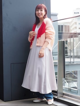 ワンピース ドレス ベージュ系 を使った きれいめカジュアル の人気ファッションコーディネート Wear