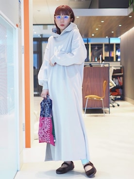 「Coming soon…」｜「アイテム（その他シューズ）」を使った、k a m e 𓅮さん（レディース・158cm）の秋コーディネート