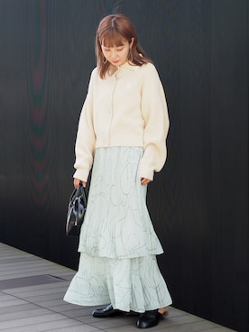 「BEAMS」｜「アイテム（ボストンバッグ）」を使った、k a m e 𓅮さん（レディース・158cm）の秋コーディネート