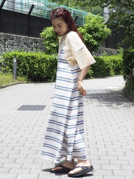 k a m e 𓅮さん（レディース・158cm）の夏コーディネート