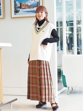 「Coming soon…」｜「アイテム（その他シューズ）」を使った、k a m e 𓅮さん（レディース・158cm）の秋コーディネート