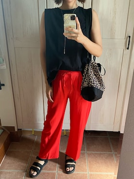 「SHAKA（シャカ）のアイテム（シューズ）」を使った、trnwearさん（レディース・171cm）の夏コーディネート