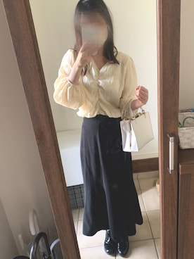 「GRL（グレイル）のアイテム（スカート）」を使った、Lさん（レディース・163cm）の夏コーディネート
