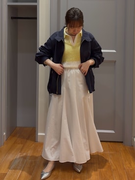 「NOLLEY’S（ノーリーズ）のアイテム」を使った、nol hikariさん（レディース・156cm）の冬コーディネート