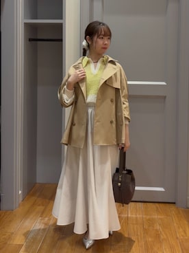 「NOLLEY’S（ノーリーズ）のアイテム」を使った、nol hikariさん（レディース・156cm）の冬コーディネート