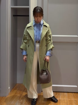 「NOLLEY’S（ノーリーズ）のアイテム」を使った、nol hikariさん（レディース・156cm）の冬コーディネート