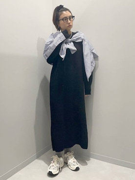 「アイテム（ワンピース/ドレス）」を使った、kinacoさん（レディース・158cm・20代）の秋コーディネート