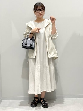 「アイテム（ブルゾン）」を使った、kinacoさん（レディース・158cm・20代）の春コーディネート