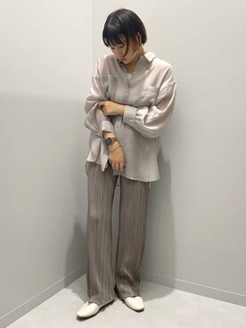 kinacoさん（レディース・158cm）の秋コーディネート