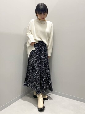 kinacoさん（レディース・158cm）の秋コーディネート