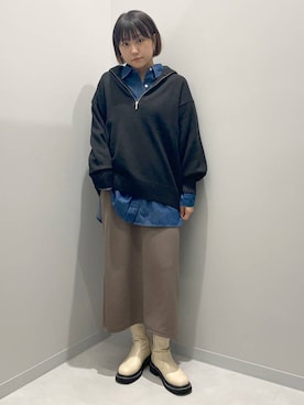kinacoさん（レディース・158cm）の秋コーディネート