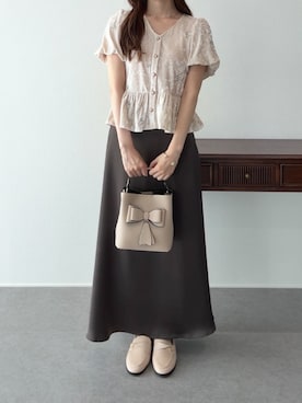 yuさん(レディース・160cm)の夏コーディネート