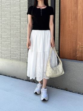 「BLUEEAST（ブルーイースト）のアイテム」を使った、yuさん（レディース・160cm）の春コーディネート