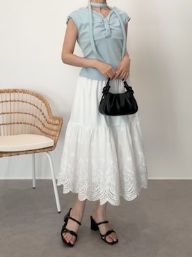 「BLUEEAST（ブルーイースト）のアイテム」を使った、yuさん（レディース・160cm）の春コーディネート