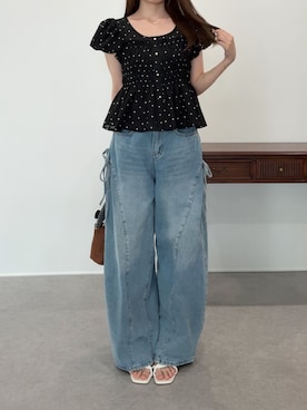 yuさん(レディース・160cm)の夏コーディネート