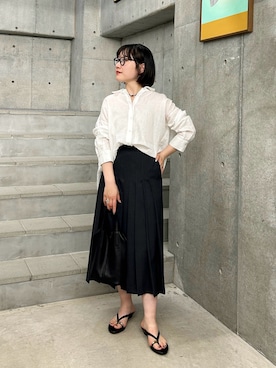 「MOHI（モヒ）のアイテム」を使った、Sakuraさん（レディース・156cm）の春コーディネート