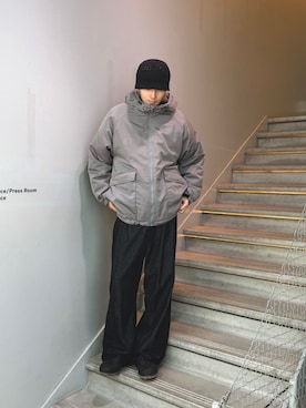 「tk.TAKEO KIKUCHI（ティーケータケオキクチ）のアイテム（ジャケット/アウター）」を使った、SSさん（メンズ・178cm）の冬コーディネート