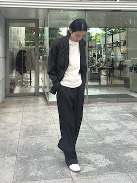 SSさん（骨格ナチュラル・メンズ・178cm）の夏コーディネート