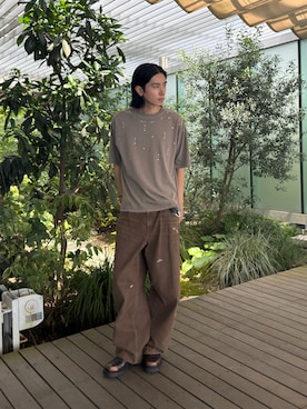 SSさん（骨格ナチュラル・メンズ・178cm）の夏コーディネート