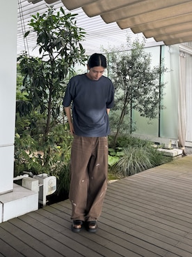 SSさん（骨格ナチュラル・メンズ・178cm）の夏コーディネート