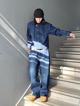 「tk.TAKEO KIKUCHI（ティーケータケオキクチ）のアイテム（ジャケット/アウター）」を使った、SSさん（メンズ・178cm）の春コーディネート