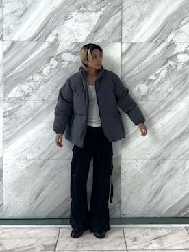 「tk.TAKEO KIKUCHI（ティーケータケオキクチ）のアイテム（ブルゾン）」を使った、SSさん（メンズ・178cm）の秋コーディネート