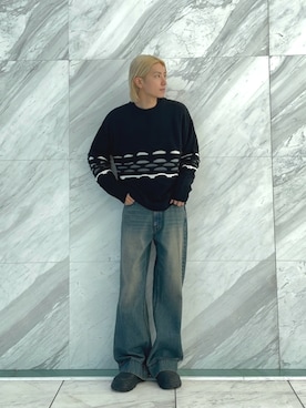 SSさん（骨格ナチュラル・メンズ・178cm）の冬コーディネート