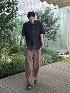 SSさん（骨格ナチュラル・メンズ・178cm）の夏コーディネート