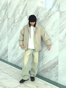 「tk.TAKEO KIKUCHI（ティーケータケオキクチ）のアイテム（ジャケット/アウター）」を使った、SSさん（メンズ・178cm）の冬コーディネート