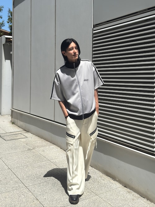 AラインサイドZIPカーゴパンツ
