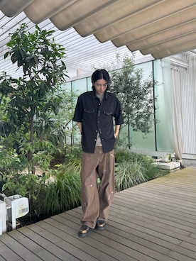 SSさん（骨格ナチュラル・メンズ・178cm）の夏コーディネート