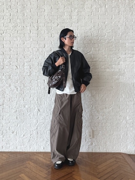 「アイテム（その他シューズ）」を使った、SSさん（メンズ・178cm）の夏コーディネート