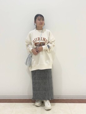 「アイテム（スウェット）」を使った、hono0427さん（レディース・151cm・20代）の秋コーディネート
