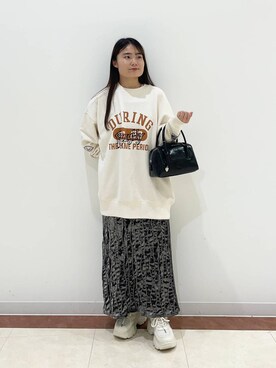 「アイテム（スウェット）」を使った、hono0427さん（レディース・151cm・20代）の秋コーディネート