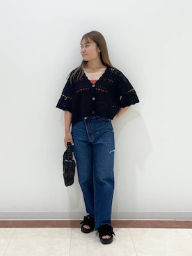 「アイテム（タンクトップ）」を使った、hono0427さん（レディース・151cm）の春コーディネート