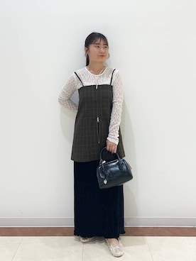 「アイテム（その他トップス）」を使った、hono0427さん（レディース・151cm・20代）の秋コーディネート