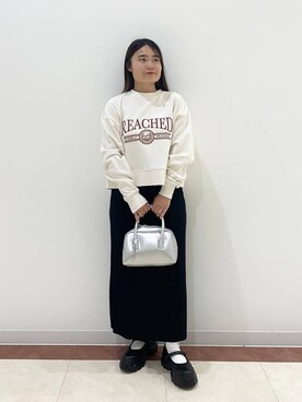 「アイテム（スウェット）」を使った、hono0427さん（レディース・151cm・20代）の秋コーディネート