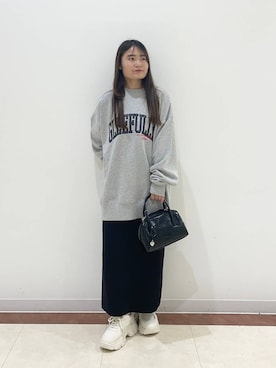 「アイテム（スウェット）」を使った、hono0427さん（レディース・151cm・20代）の秋コーディネート