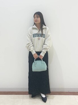 「アイテム（スウェット）」を使った、hono0427さん（レディース・151cm・20代）の秋コーディネート