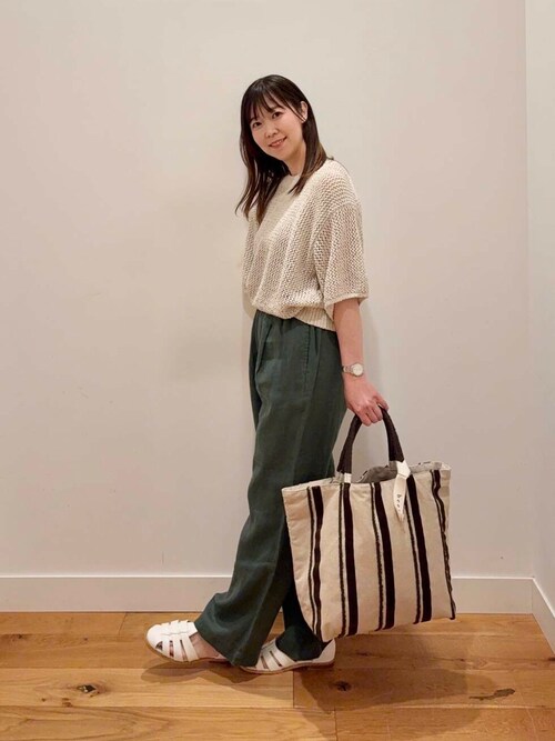 beej EMB&Flocky Big tote bag[DWA5-PWMI-IT003]｜URBAN