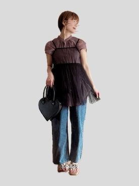 Moonさん（レディース・156cm）の夏コーディネート