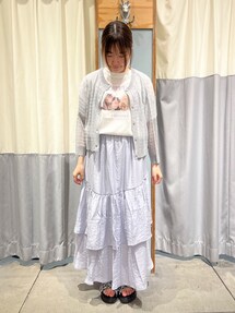 ehka sopo（エヘカソポ）の「透かし編みクルーカーディガン