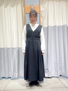 「アイテム（ワンピース/ドレス）」を使った、あかしさん（レディース・152cm・20代）の秋コーディネート
